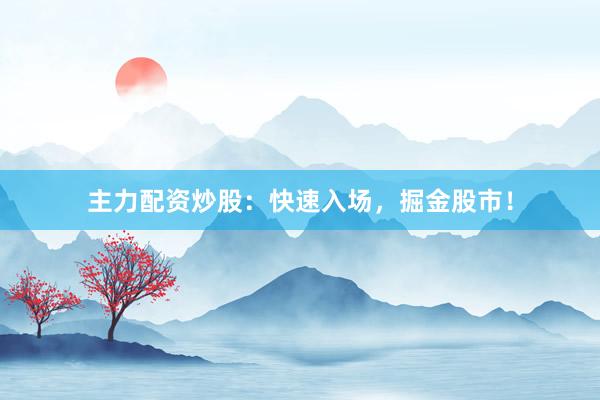 主力配资炒股：快速入场，掘金股市！