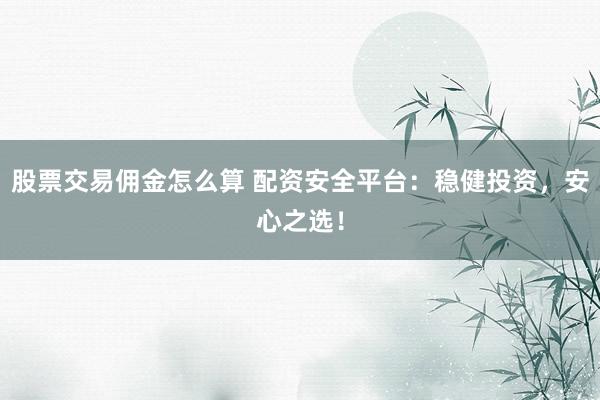 股票交易佣金怎么算 配资安全平台：稳健投资，安心之选！