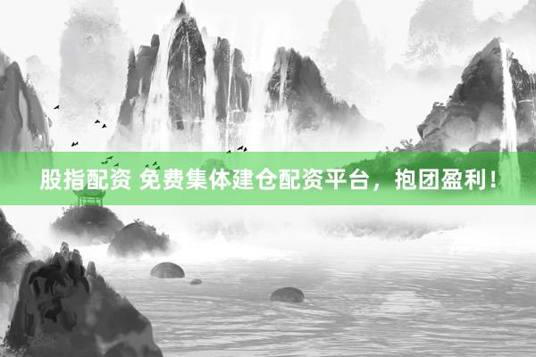 股指配资 免费集体建仓配资平台，抱团盈利！