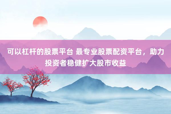 可以杠杆的股票平台 最专业股票配资平台，助力投资者稳健扩大股市收益