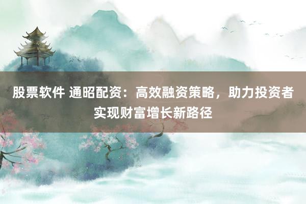 股票软件 通昭配资：高效融资策略，助力投资者实现财富增长新路径